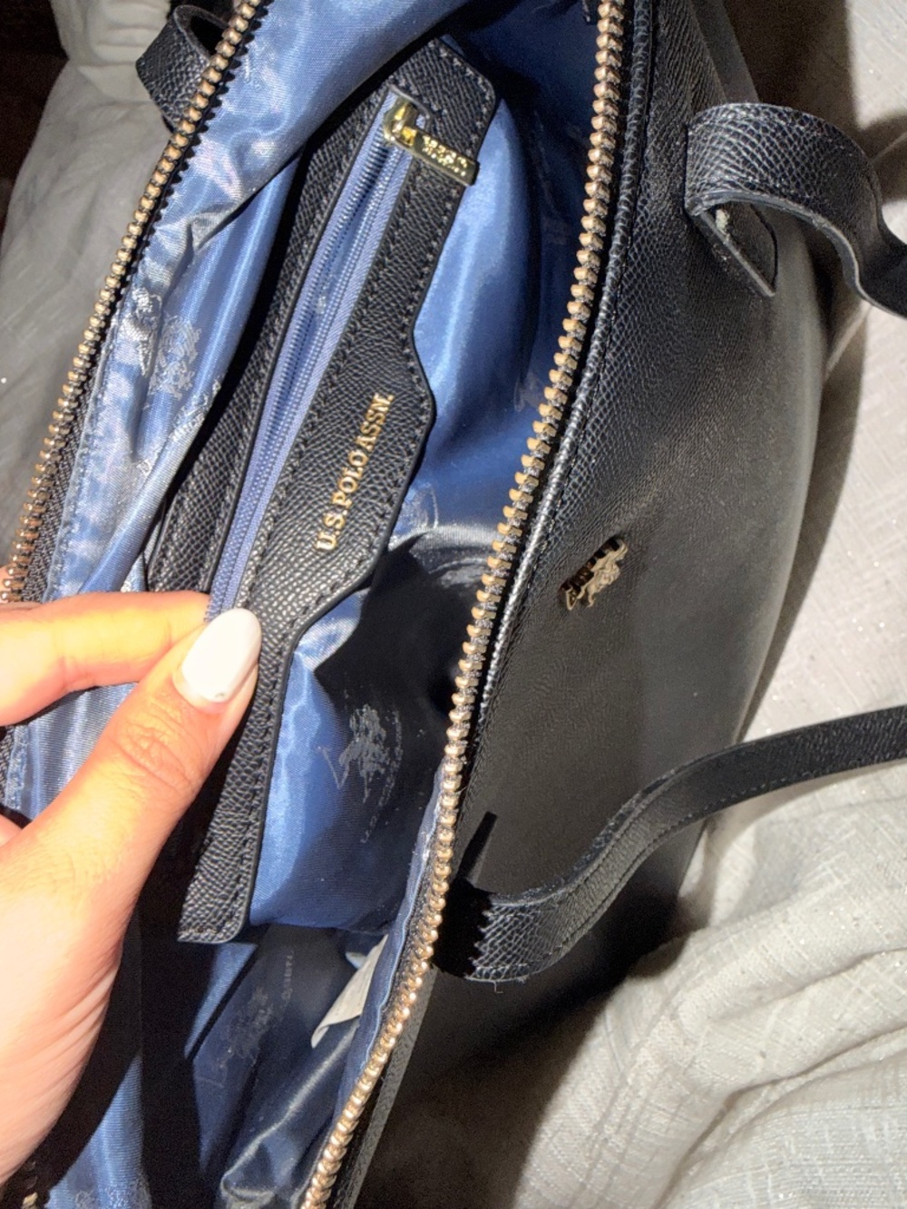 U.S. Polo Assn Black & Gold Tote bag